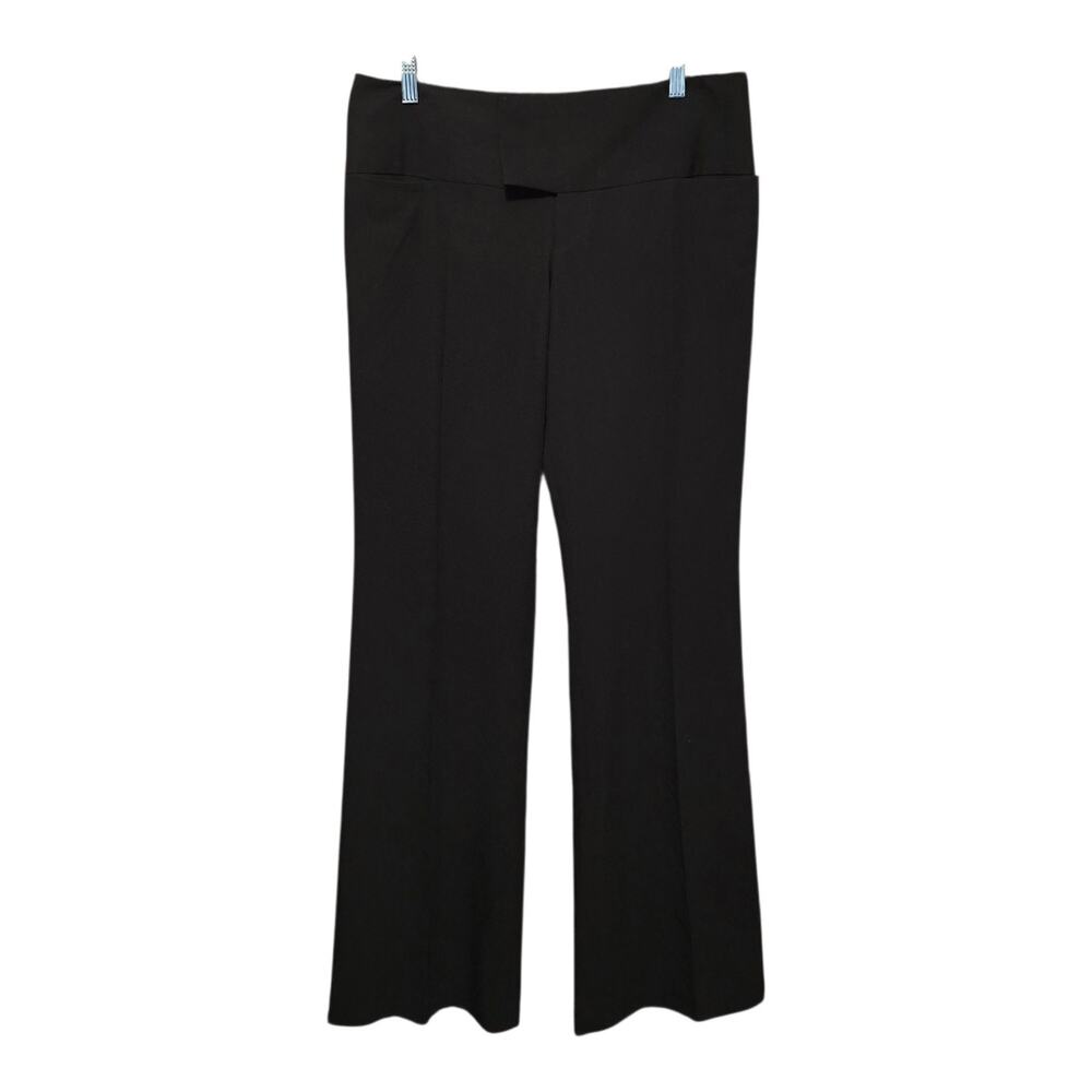Alvin Valley Pants Womens Size 8/42 Black Bootcut Front Seam Mid Rise Career USA